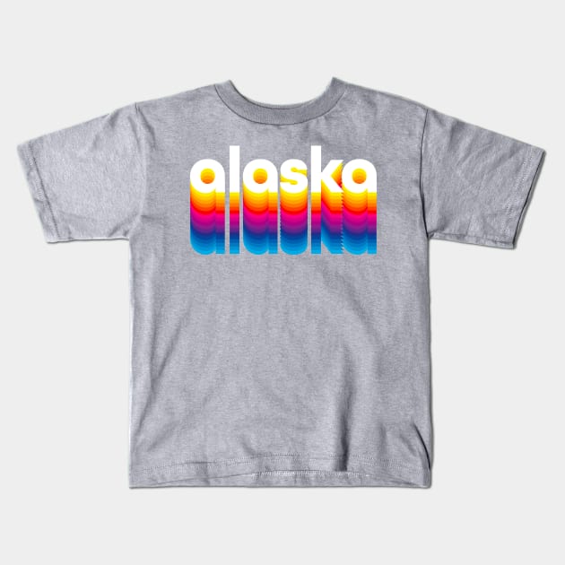 Alaskan Pride Northern Attitude product, Alaskan grown design print Kids T-Shirt by Vector Deluxe